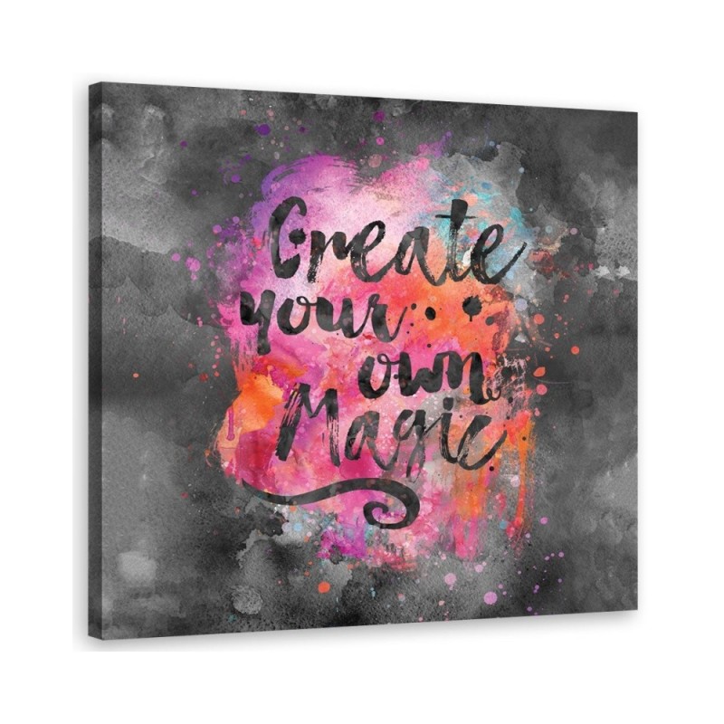 Printed wall art painting Create your own magic Andrea Haase | FEEBY