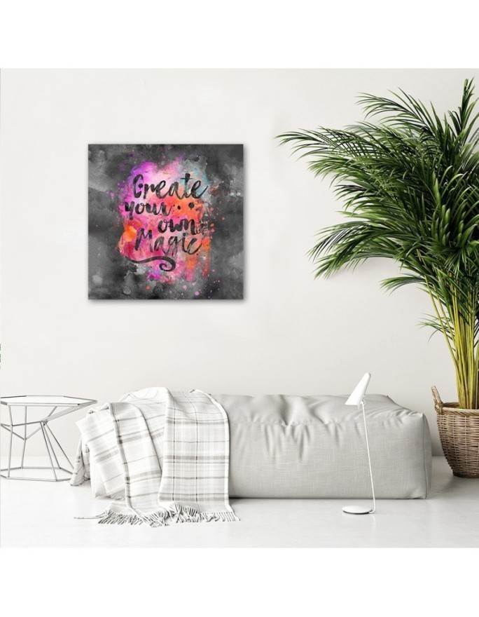Printed wall art painting Create your own magic Andrea Haase | FEEBY