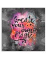 Printed wall art painting Create your own magic Andrea Haase | FEEBY