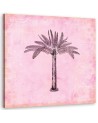 Canvas prints for a girl's room - Pink palm tree Andrea Haase | FEEBY