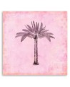 Canvas prints for a girl's room - Pink palm tree Andrea Haase | FEEBY