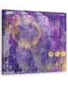 Loft Canvas painting - Gold spots on purple background Andrea Haase | FEEBY