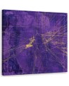 Loft Canvas painting - Gold lines on purple background Andrea Haase | FEEBY
