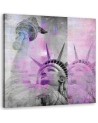 Statue of liberty in pink - Canvas painting for office, living room Andrea Haase | FEEBY