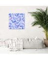 Canvas prints for spa, bathroom - Blue butterflies Andrea Haase | FEEBY