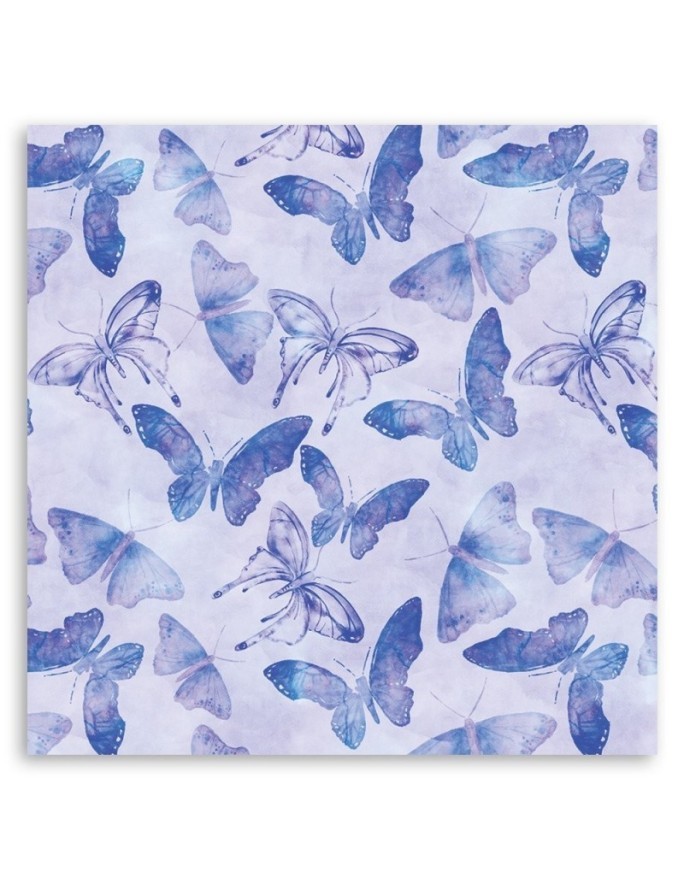 Canvas prints for spa, bathroom - Blue butterflies Andrea Haase | FEEBY