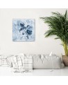 Canvas prints for living room - Magnolias on a retro postcard Andrea Haase | FEEBY