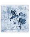 Canvas prints for living room - Magnolias on a retro postcard Andrea Haase | FEEBY