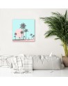 Digital wall art painting - Palm trees in the desert Andrea Haase | FEEBY