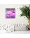 Canvas painting for the wall - Pink parrot Andrea Haase | FEEBY