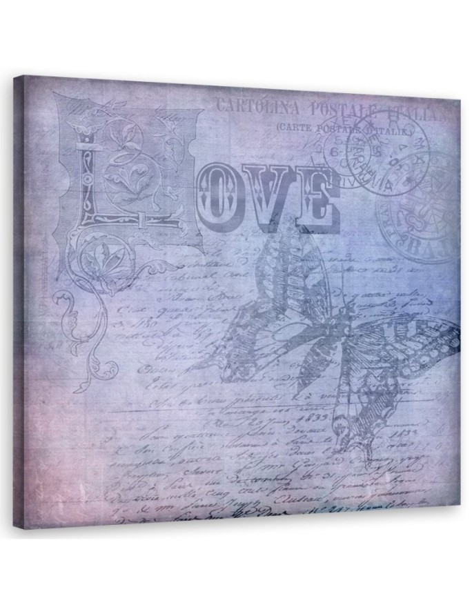 Canvas print Old blue...