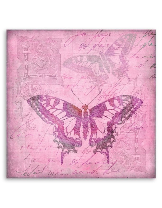 Painting Canvas for living room Pink butterfly Andrea Haase | FEEBY
