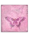 Painting Canvas for living room Pink butterfly Andrea Haase | FEEBY