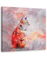 Orange cat - painting for children's room wall Andrea Haase | FEEBY