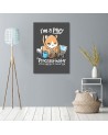 Modern children's Canvas painting - Hamster by Noemi Fadda | FEEBY