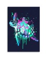 Children's room Canvas painting - Colourful turtle Noemi Fadda | FEEBY
