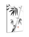 Canvas prints for office wall Bamboo b&w Péchane | FEEBY