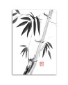 Canvas prints for office wall Bamboo b&w Péchane | FEEBY