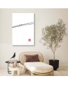 Decorative Canvas painting - Birds on a wire Péchane | FEEBY