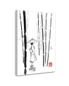 Modern painting - Geisha and bamboos Péchane | FEEBY