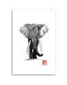 Modern Canvas painting for living room on canvas - Elephant sketch | FEEBY