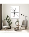 Wall art painting for room - Flying stork Péchane | FEEBY