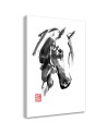 Modern Canvas painting for living room black and white - Sketch of a horse's head | FEEBY