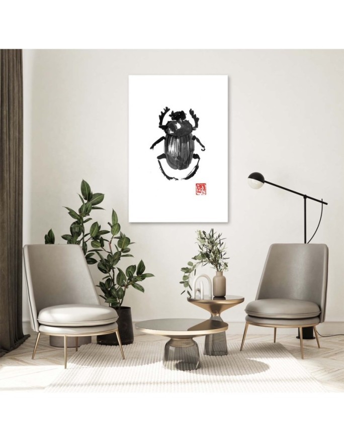 Printed wall art painting Beetle insects Péchane | FEEBY