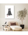 Modern Canvas painting for teen Bear Péchane | FEEBY
