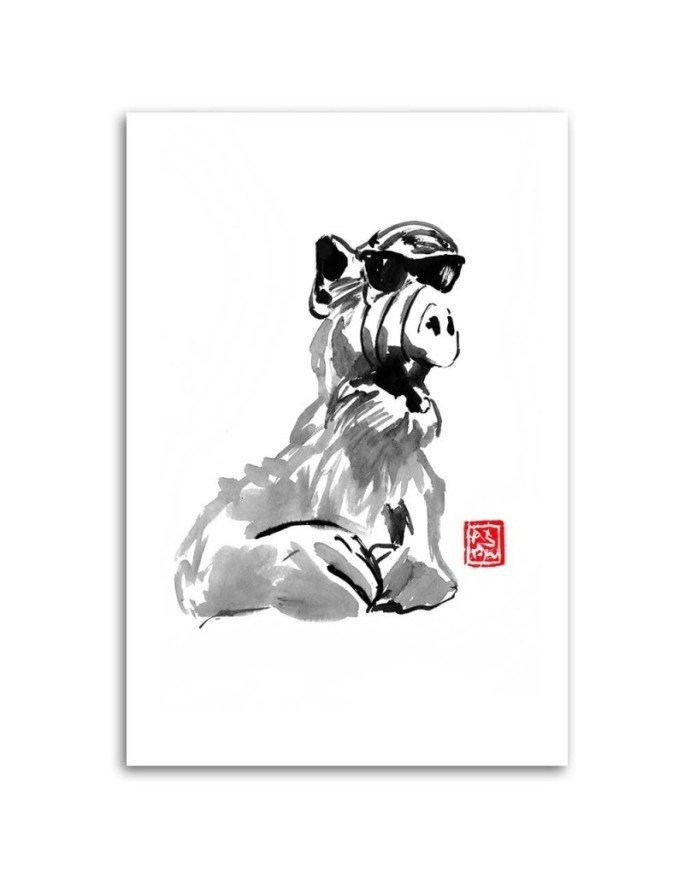 Picture on Canvas  for children's room - Alf with glasses Péchane | FEEBY