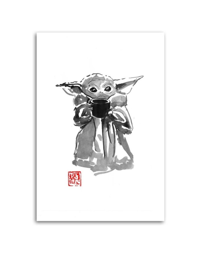 Canvas prints for youth room - Baby Yoda Star Wars Péchane | FEEBY