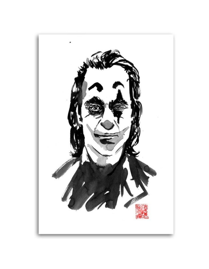 Joker - youth canvas painting Péchane | FEEBY