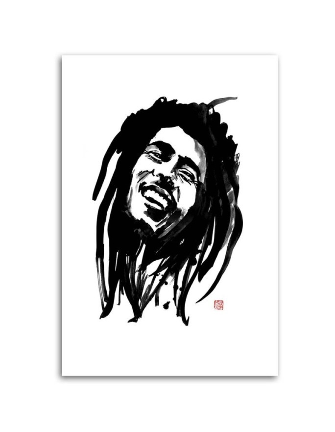 Bob Marley - decorative Canvas painting for wall Péchane | FEEBY