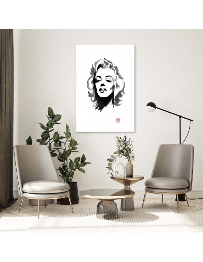 Marilyn Monroe - modern Canvas painting for living room, bedroom Péchane | FEEBY