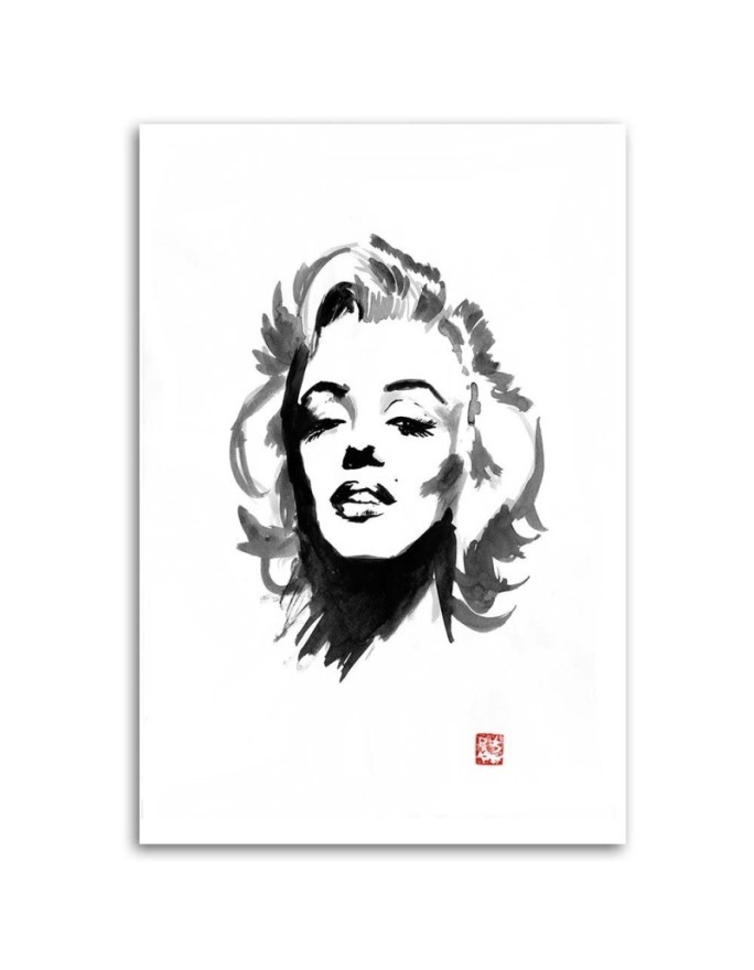 Marilyn Monroe - modern Canvas painting for living room, bedroom Péchane | FEEBY