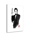 James Bond - black and white Canvas painting for office, living room Péchane | FEEBY