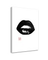 Modern Canvas painting for bedroom B&W Mouth Péchane | FEEBY