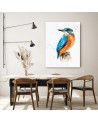 Printed painting on canvas - Kingfisher Dorota Martyńska | FEEBY