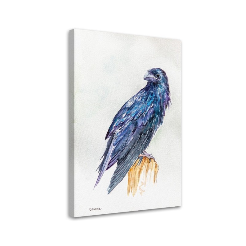 Illustration wall art painting - Bluebird Dorota Martynska | FEEBY