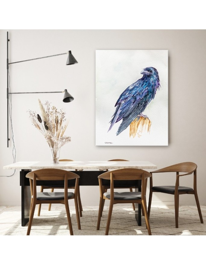 Illustration wall art painting - Bluebird Dorota Martynska | FEEBY