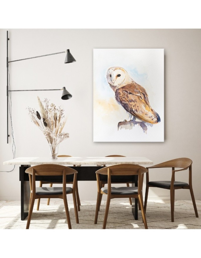 Pictures on Canvas for a child's room - Owl Dorota Martynska | FEEBY