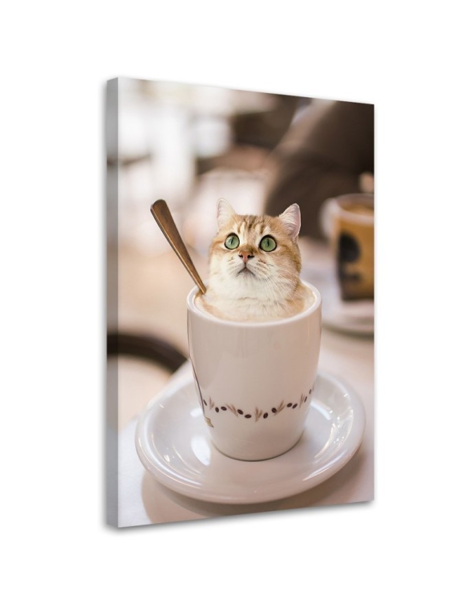 Picture for the kitchen - Cat Coffee Galina Bugaevskaya | FEEBY