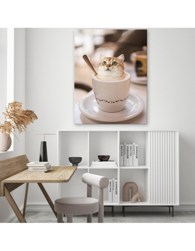 Picture for the kitchen - Cat Coffee Galina Bugaevskaya | FEEBY
