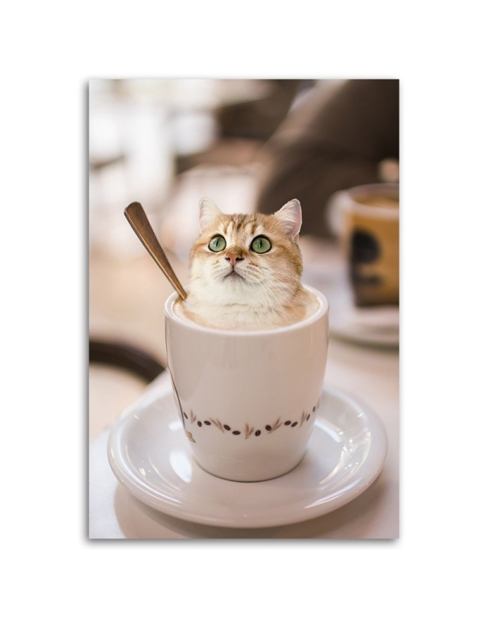 Picture for the kitchen - Cat Coffee Galina Bugaevskaya | FEEBY