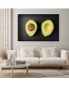 Prints on Canvas for kitchen - Avocado Cat Galina Bugaevskaya | FEEBY