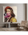 Canvas prints modern for living room - Women with lollipop Bekir Ceylan | FEEBY