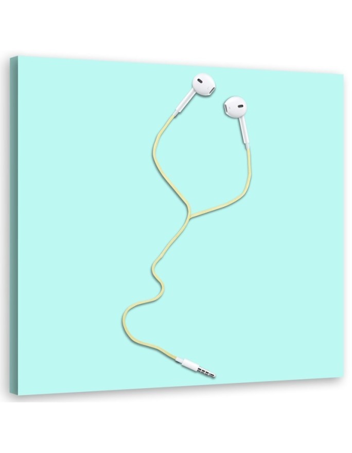 Canvas prints for teenager's room - Headphones for phone Bekir Ceylan | FEEBY