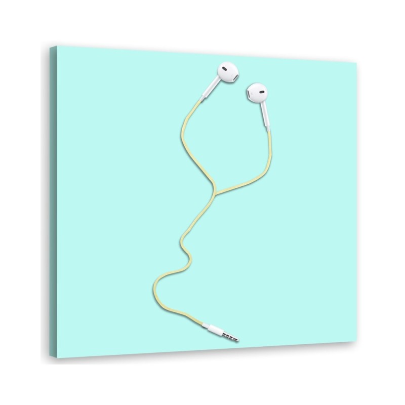 Canvas prints for teenager's room - Headphones for phone Bekir Ceylan | FEEBY