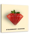 Modern Canvas painting - Strawberry in the shape of a diamond Bekir Ceylan | FEEBY