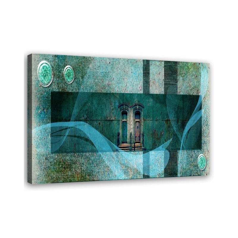 Wall painting for living room - Abstraction window | FEEBY